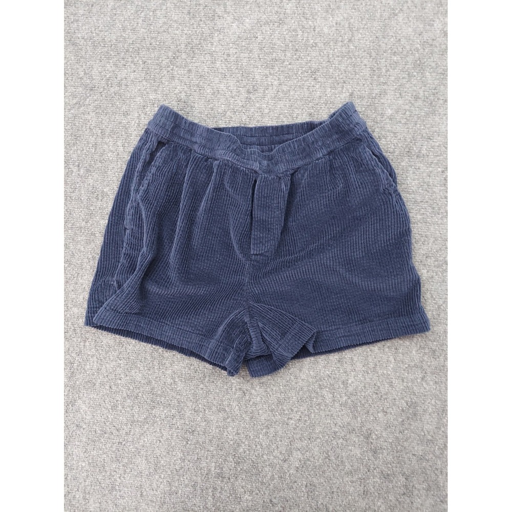 Aerie Corduroy Shorts Womens Small Blue Soft 3" inseam Stretch Pull On